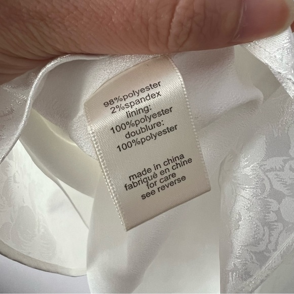 RONNY KOBO June Draped Cocktail Satin Floral Jacquard Mini Dress - Picture 11 of 12